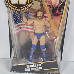 WWE Mattel Figure Legends Elite Series 3 Hacksaw Jim Duggan 2010 NEW Box Wear.