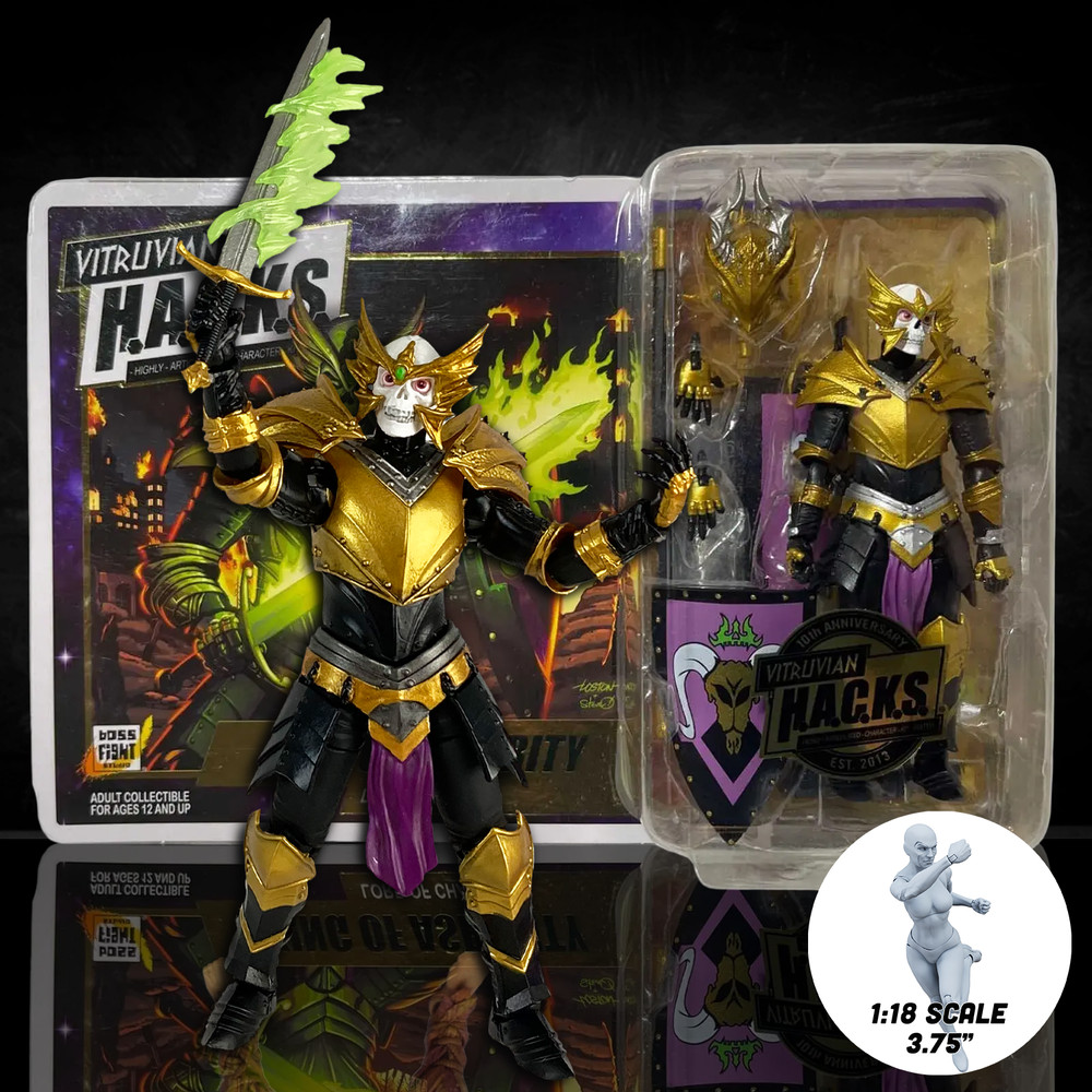 Vitruvian H.A.C.K.S. Action Figure: 10th Anniversary – King of Asperity “Lord of