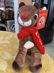 9 1/2″ 50 Years Rudolph The Red Nosed Reindeer Scarf Logo Soft Plush Dandee NWT