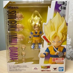 SHF Dragon Ball Super Saiyan Son Goku Mini Daima S.H.Figuarts Figure Bandai