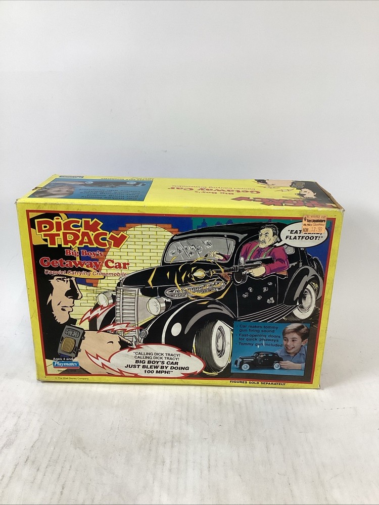 Vintage NOS 1990 Playmates Dick Tracy Big Boy’s Getaway Car