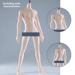 1/6 Male Teenager Body Seamless Muscular Figure 12″ for Phicen Hot Toys TBLeagvr