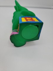 Vintage 1992 Barney Dino Baby Bop 7″ Plastic Piggy Coin Bank Lyons Group