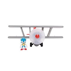 Sonic the Hedgehog Tornado Biplane Playset with Sounds & Motorized Propeller NIB