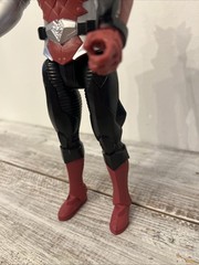Red Silver Armored Action Figure Power Rangers Style Toy 12” Superhero