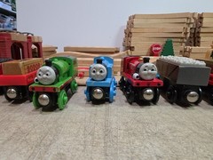 HUGE Vintage Thomas & Friends Trains Wooden Railway Mixed Lot Tracks 70+ Pieces