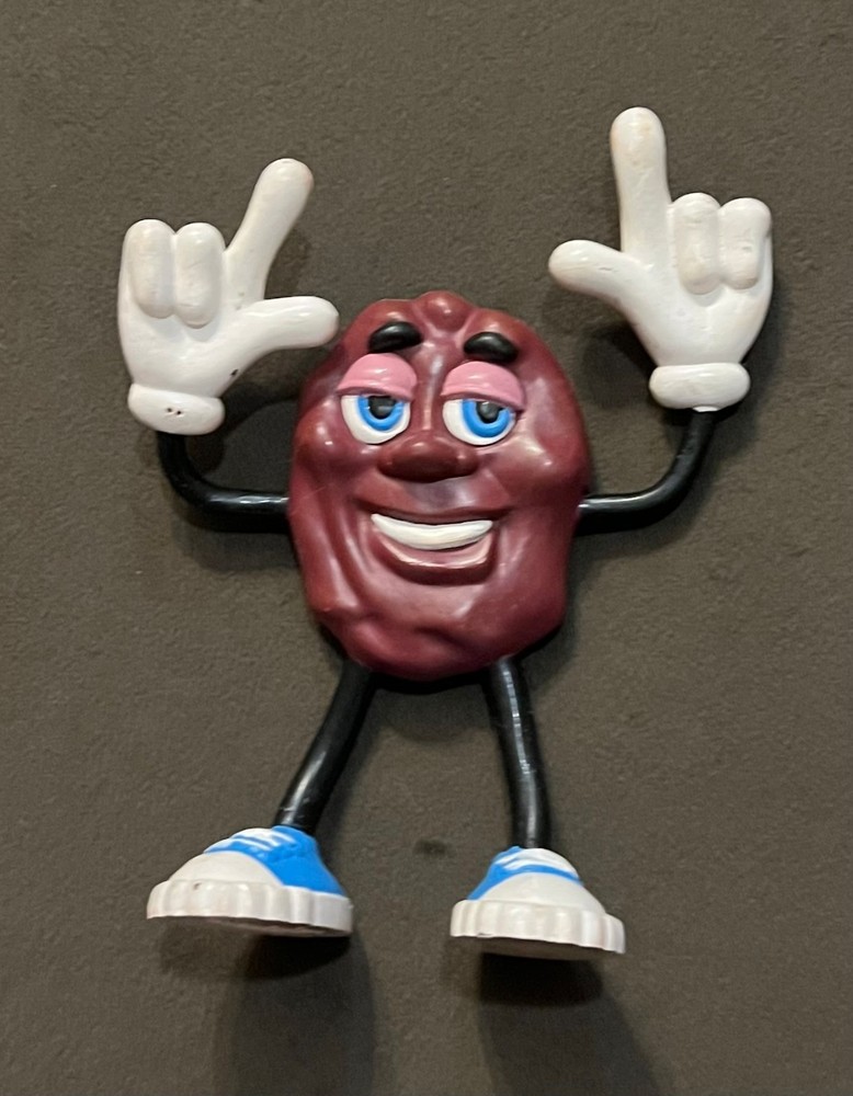 Vintage 1987 California Raisin Bendable figure 5 1/2 inches by Applause