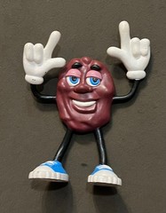Vintage 1987 California Raisin Bendable figure 5 1/2 inches by Applause
