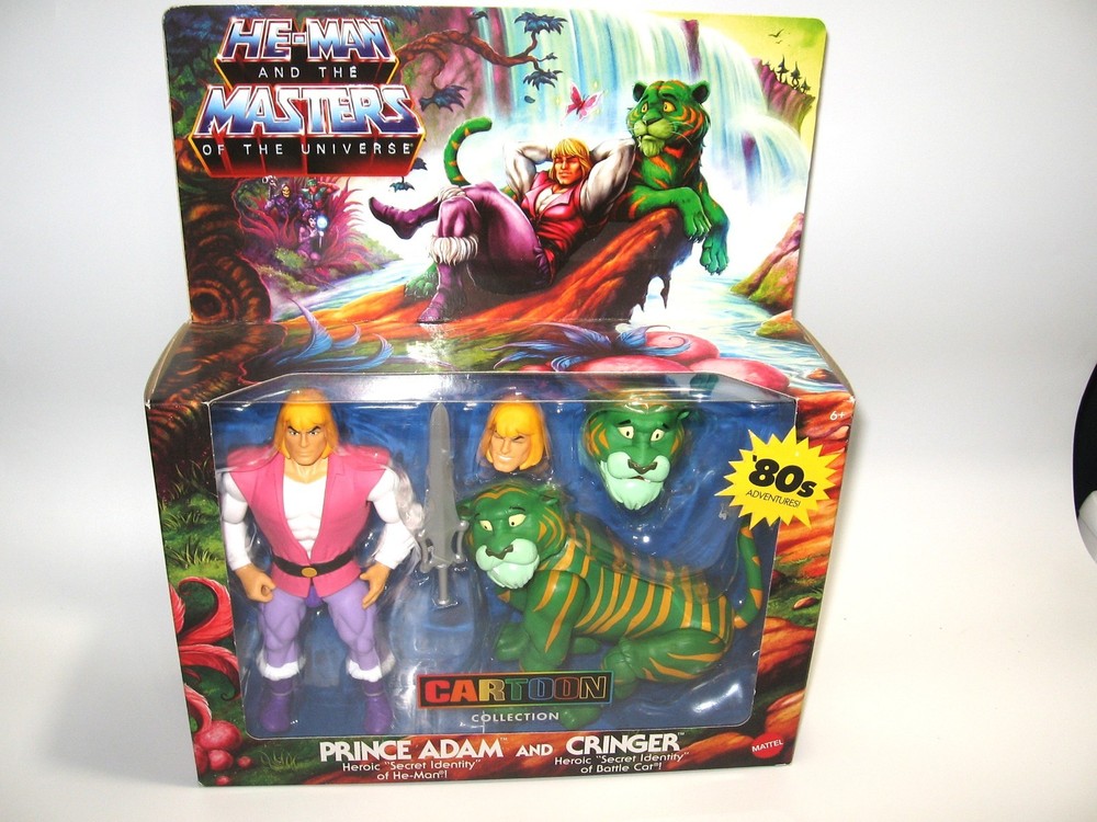 2023 Masters of the Universe Cartoon Collection PRINCE ADAM and CRINGER new !!