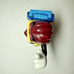1988 California Raisins Mr. Boombox Figure Calrab PVC Advertising Vintage