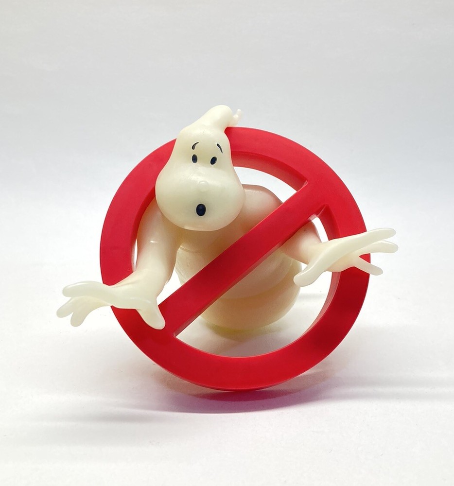 Ghostbusters No Ghost Sign Logo Glow in the Dark Figure Mattel No Base