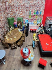 3D Printed Green Pool Table For G.I JOE A.R.A.H. For 3.75″ 1:18 Scale