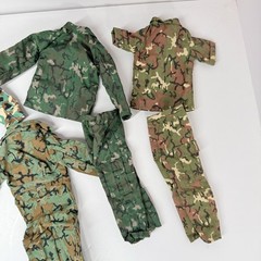 Lot Of 1/6 GI Joe Camouflage Uniform Marines Army 12” Figures