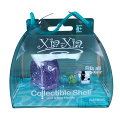 Cepia Xia Xia Collectible Shell & 2 Little Friends Mini Milk Carton Cow New 2011