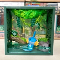 Mudkip Pokémon center Re-Ment Pokemon Frame series #1 “Deep Woods”