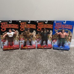 WWE Mattel LJN Wrestling Superstars Wave 3 Complete Set of 4 Includes 3 Chases!