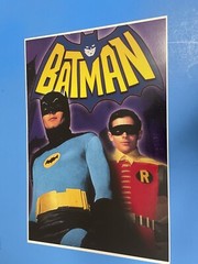 BATMAN AND ROBIN T.V. SHOW COLOR POSTER PIN UP ADAM WEST BURT WARD.