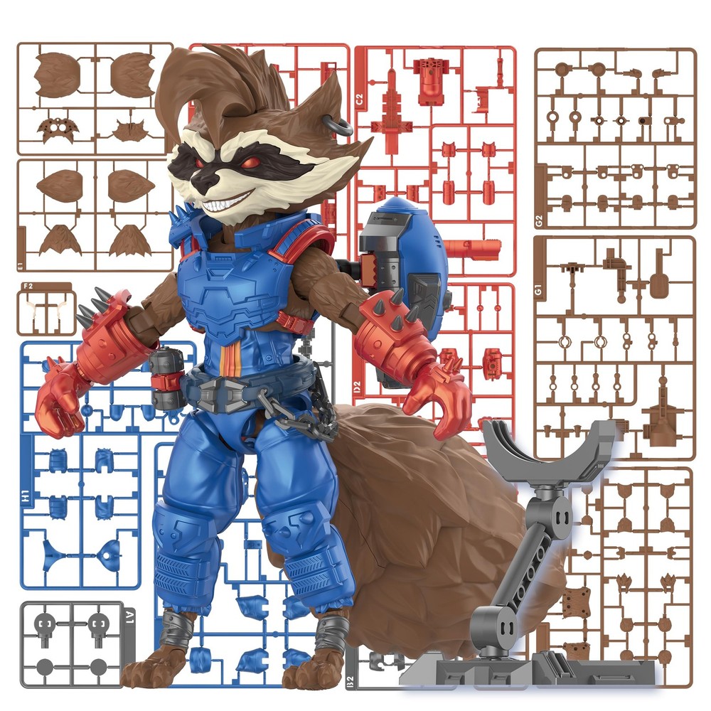 BLOKEES – Marvel Rivals – Rocket Raccoon – Model Kit – Assembly Required – No To