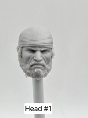 3d Printed GEAR WARRIOR MARK HEAD #1 1:12 6″ Classified Legends SCALE