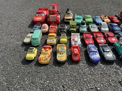 40 Loose Disney Pixar Cars Mostly Diecast Figures 1:55 Mater Sally Racecar Used