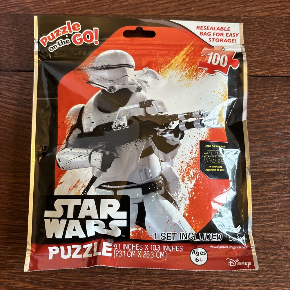 Disney Star Wars Resealable Bag Brand New 100 Pc Puzzle 9.1in x 10.3in