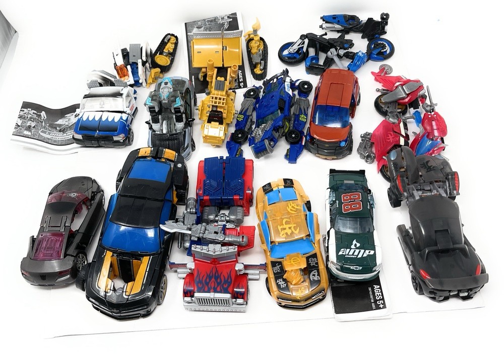 Mixed Transformers Movie Era Action Figure Lot Of 13 As Is / Parts / Customize