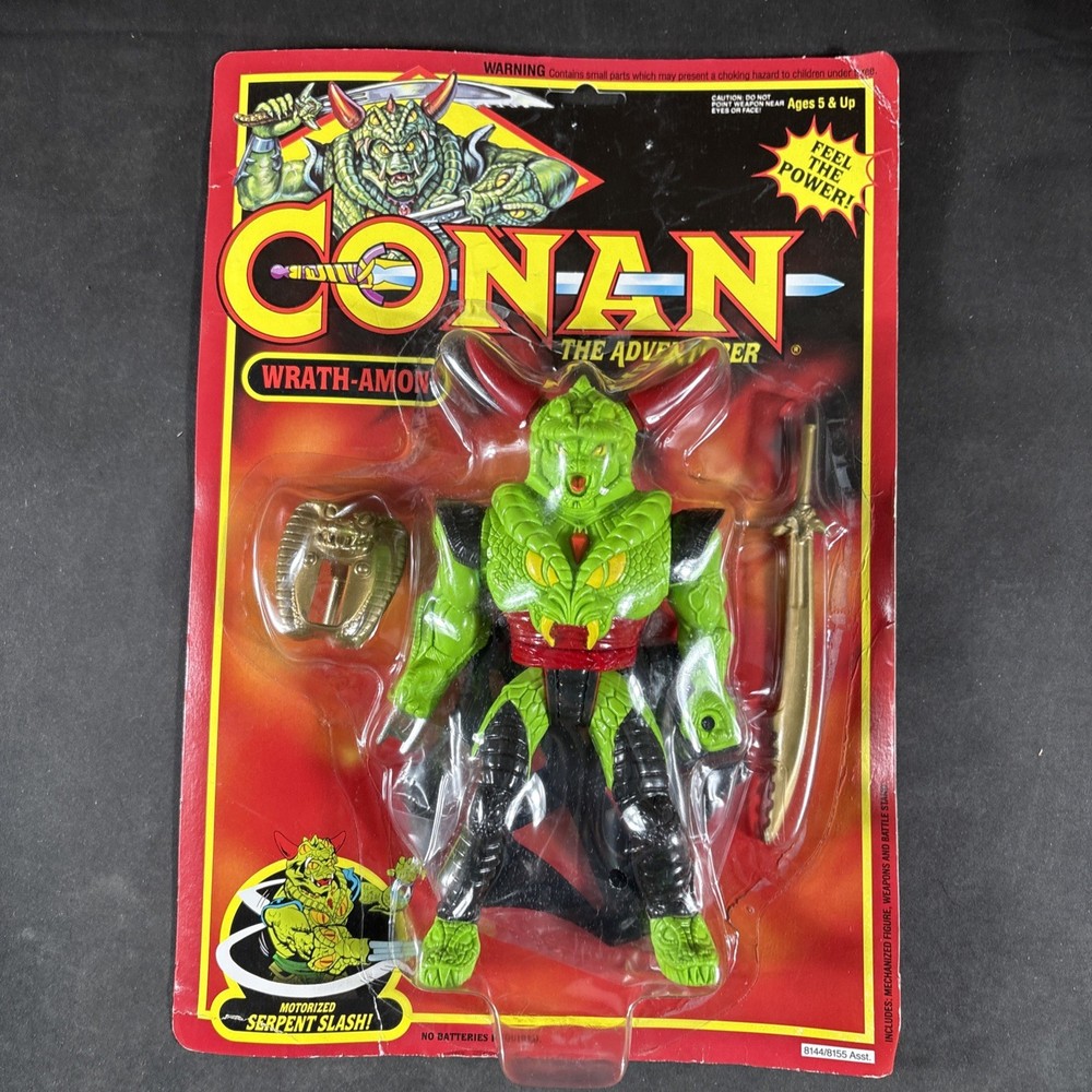 WRATH-AMON CONAN THE ADVENTURER 1992 VINTAGE ACTION FIGURE HASBRO NEW