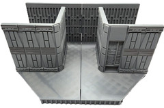 1:18 Scale Modular Sci-Fi Corridor Diorama Star Wars Inspired Display for 4-Inch