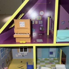 Peppa Pig Wooden Deluxe Playhouse Dollhouse 8 Rooms + 30 Accessories & Figures