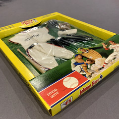 Vintage 1965 Rosko Johnny Hero Baseball Uniforms, Dodgers, Pirates, Giants MOC