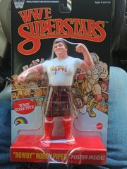 Mattel LJN WWE Superstars Series 3 Rowdy Roddy Piper Chase Black Card