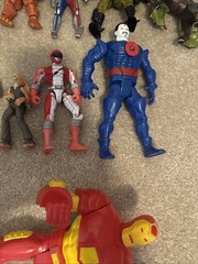 Lot Of 45 Vintage 90s Action Figures Kenner Hulk, Marvel, X-Men, And More