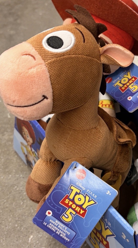 2026 Disney Pixar TOY STORY 5 Movie BULLSEYE 8″ Horse Plush NWT