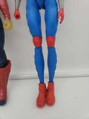 Marvel CAPTAIN MARVEL Doll Makes Noises And Lights & Wonder Woman 12″ Doll Lot