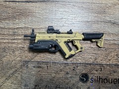 Valaverse Action Force Weathered Sub machine Gun Rifle Fodder GI Joe Classified