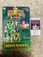 Ban Dai 1994 Autographed Jason David Frank Power Ranger Green Ranger JSA AE75097