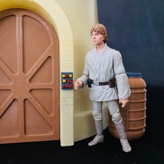 Tatooine Building Diorama #3 For 3.75 in (1:18) Figures (Painted)