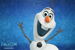 30/45cm Frozen Olaf Snowman Plush Toy Stuffed Animals Doll Toys For Kids