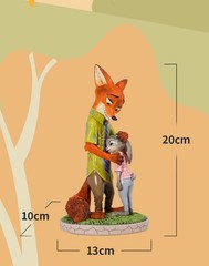enesco SHOWCASE Zootopia Nick comforting Judy figurine NEW IN STOCK