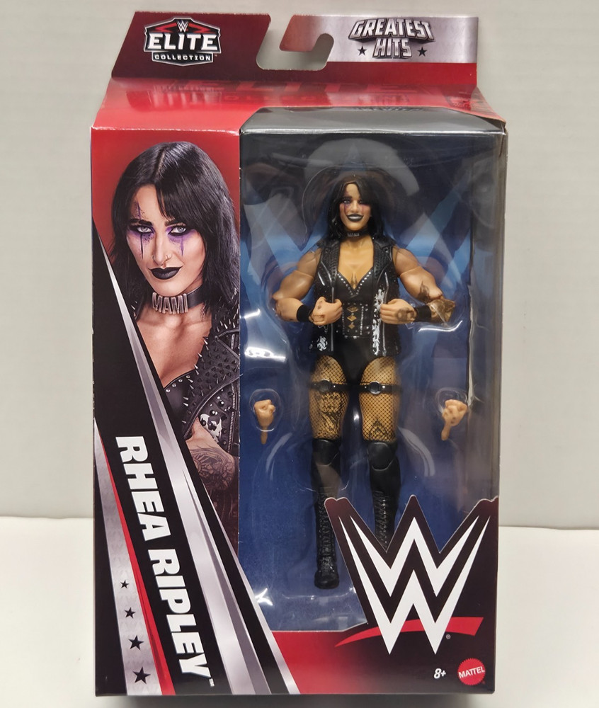 RHEA RIPLEY – WWE Mattel Elite Collection Greatest Hits Action Figure MINOR WEAR
