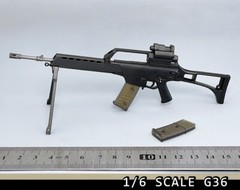 1/6 G36K G36 Assault Rifle Gun Model for 12″ Hot Toys Phicen TBL Action Figures