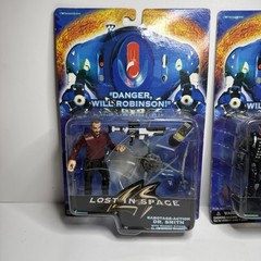 Lost In Space Dr. Smith Figure x 2 – Sabotage Action & Proteus Battle Armor 1997