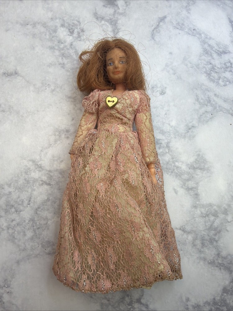 Vintage 1974 Mego Wizard of Oz Glinda the Good Witch Doll 8” NEEDS CLEANED & TLC