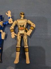 Power Rangers 1995 Action Figures Silver And Blue Rangers Bandai