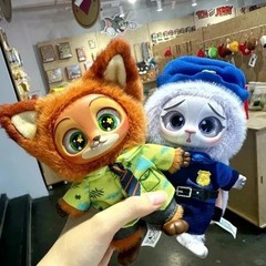 Hot 2026 Zootopia Nick & Judy Blind Box Figure Plush Vinyl Doll Anime No Box