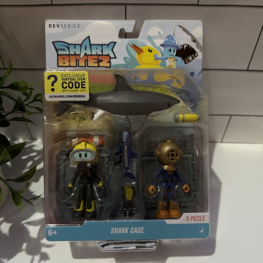 DevSeries Shark Bite 2 Game Pack with Code Shark Cage Diver Toy New NIB