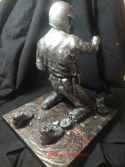Terminator 2 Judgment Day Frozen T-1000 Silver 3D Printing Figure Statue Model