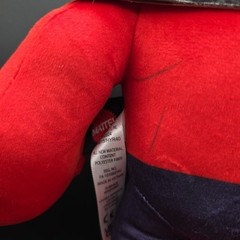 Marvel Mattel Red Hulk Talking Plush Toy 9″ New With Tags Polyester Soft Figure