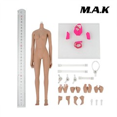 JIAOU DOLL JOQ-10C-BS 1/6Female Suntan Mid Bust Seamless Body F 12″Action Figure