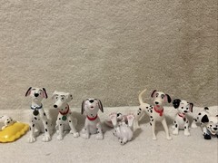Lot Of 14 Vintage Disney 101 Dalmatians PVC Toys Figures FREE SHIP